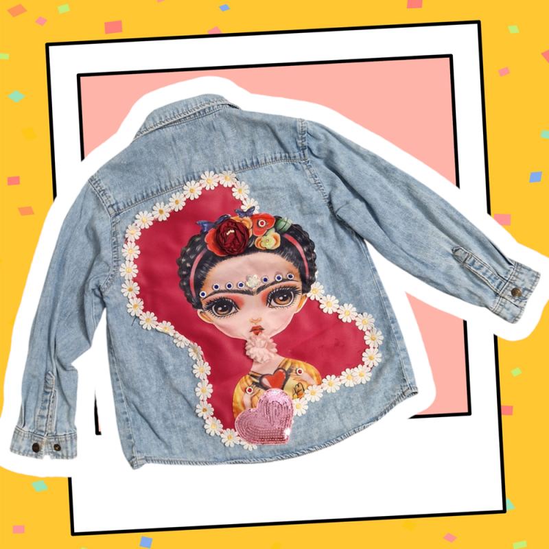 Customisation unique - "Mimi Frida" - 4/5 ans